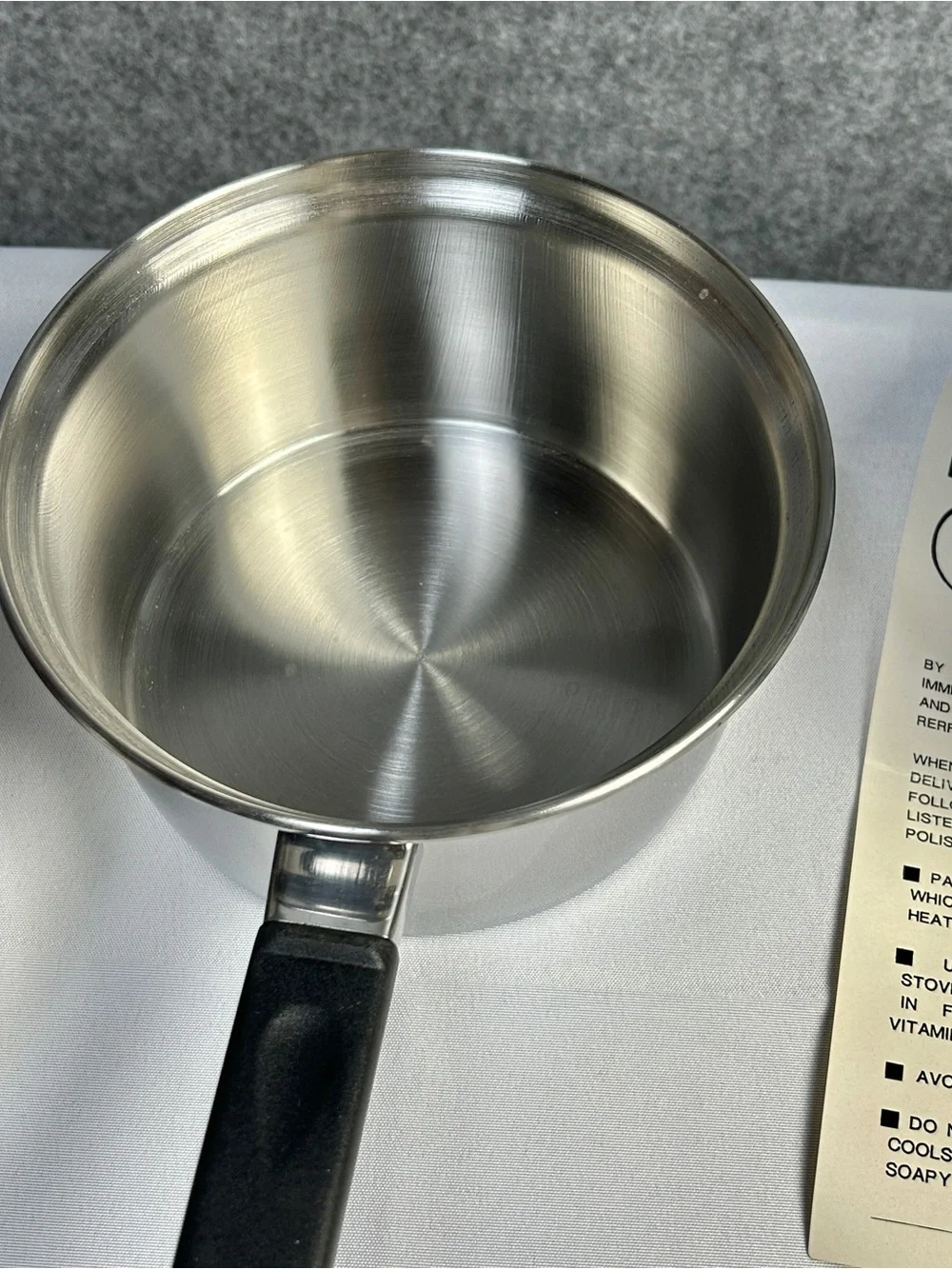 MLT Stainless Steel 4-Piece Saucepan Steamer Double Boiler Set with Lid 2qt New